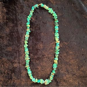 Real Turquoise natural stones necklace!